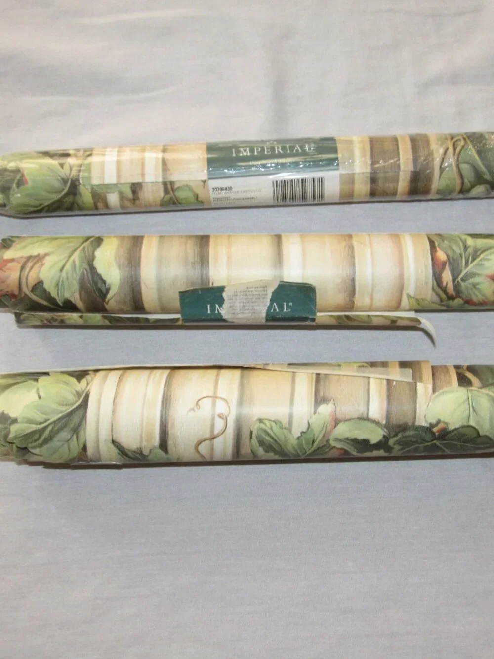 NEW Vintage Imperial Wallpaper Coordinated Border Pre Pasted Roll 5 yards + Ivy